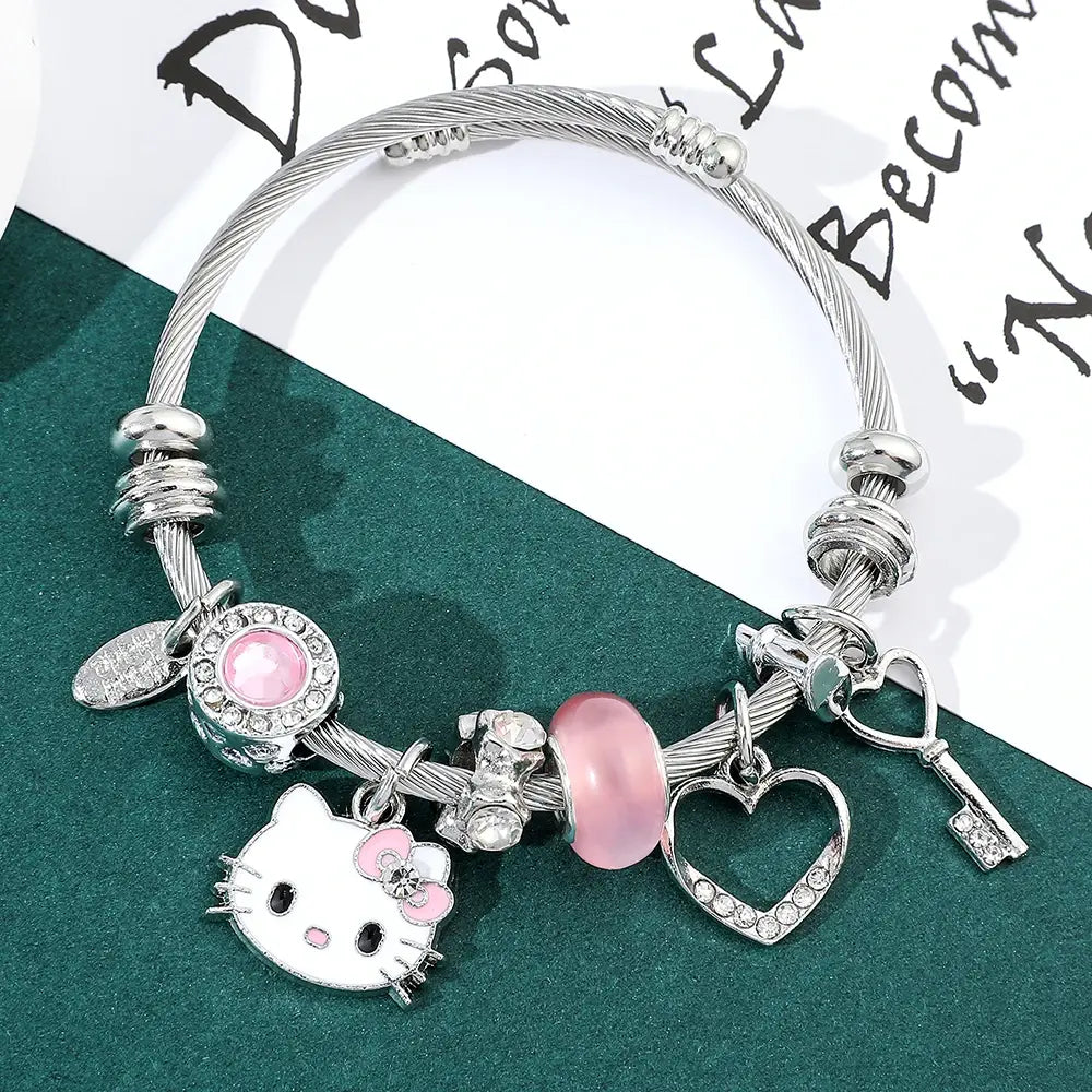 HK Crystal Bead Bracelet