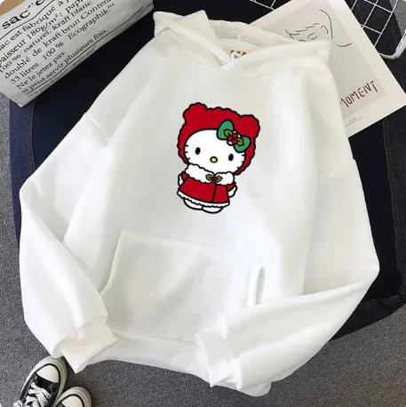 HK White Hoodie