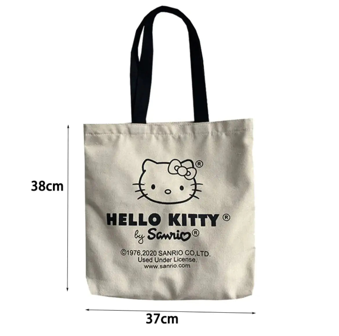 HK Beige Tote Bag