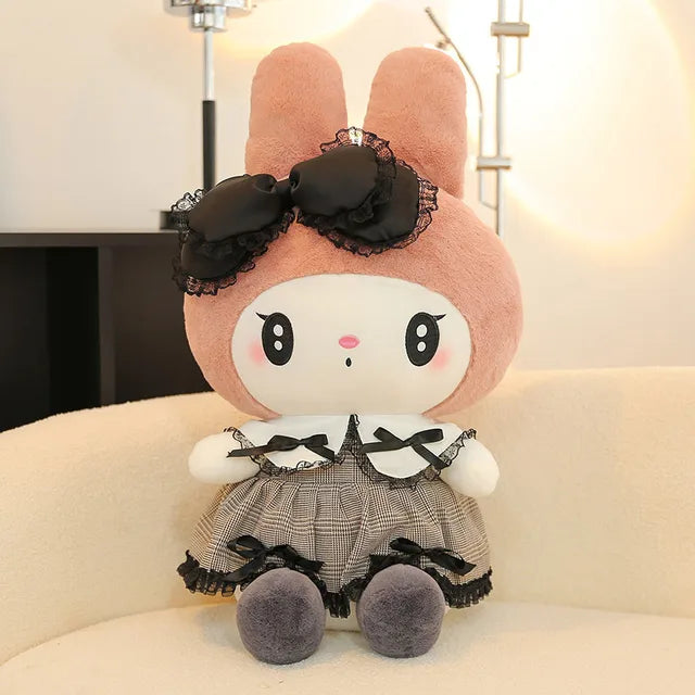 Sanrio Dark Kuromi & My Melody Plush Dolls