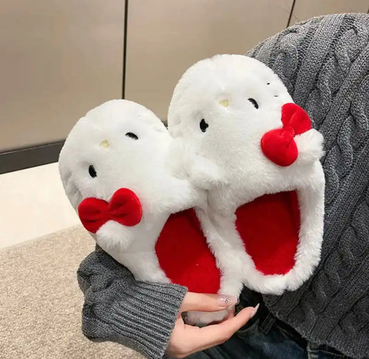 HK Fuzzy House Slippers