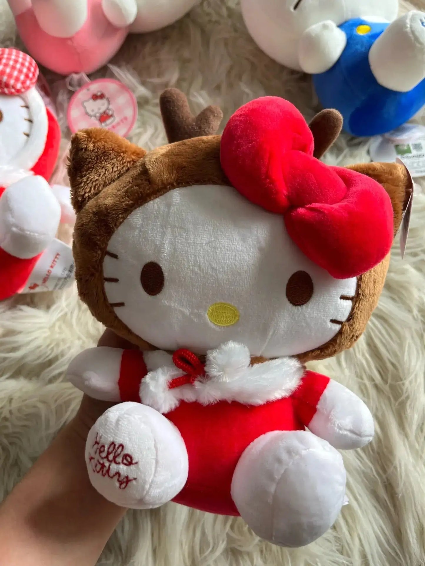 HK Christmas Reindeer Plushies