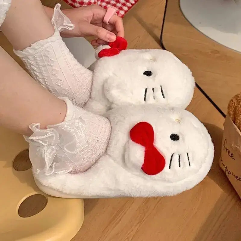 HK Fuzzy House Slippers