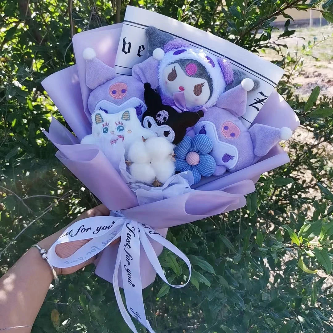 Sanrio Plush Flowers Bouquet Kuromi