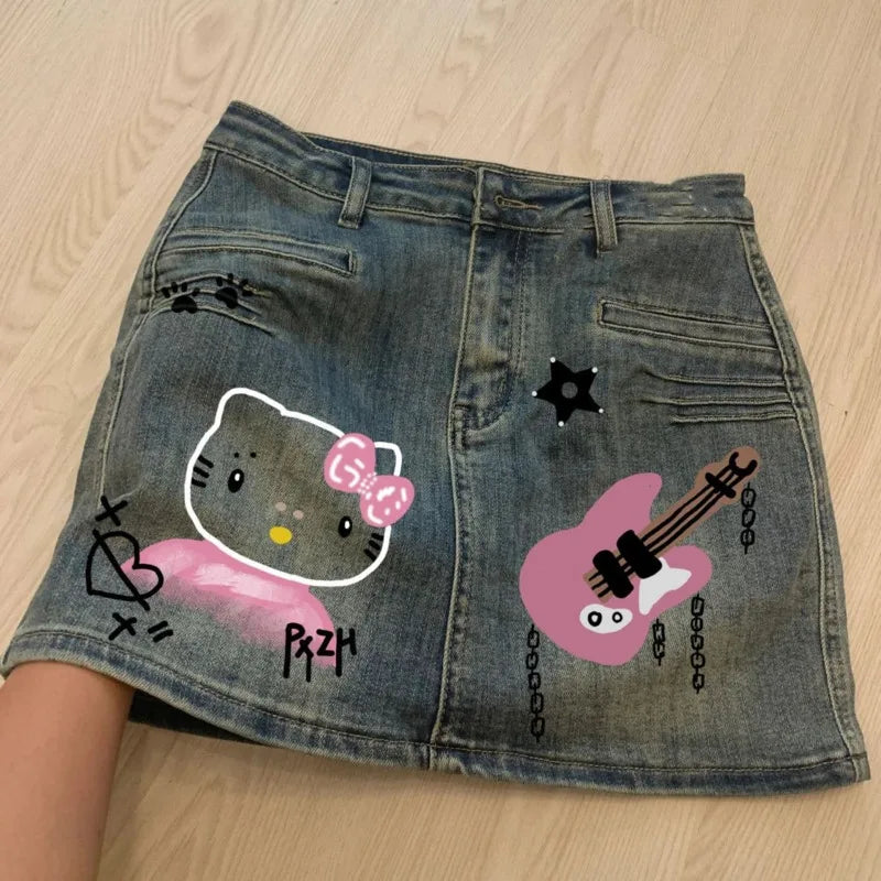 Sanrio HK Mini Denim Skirts