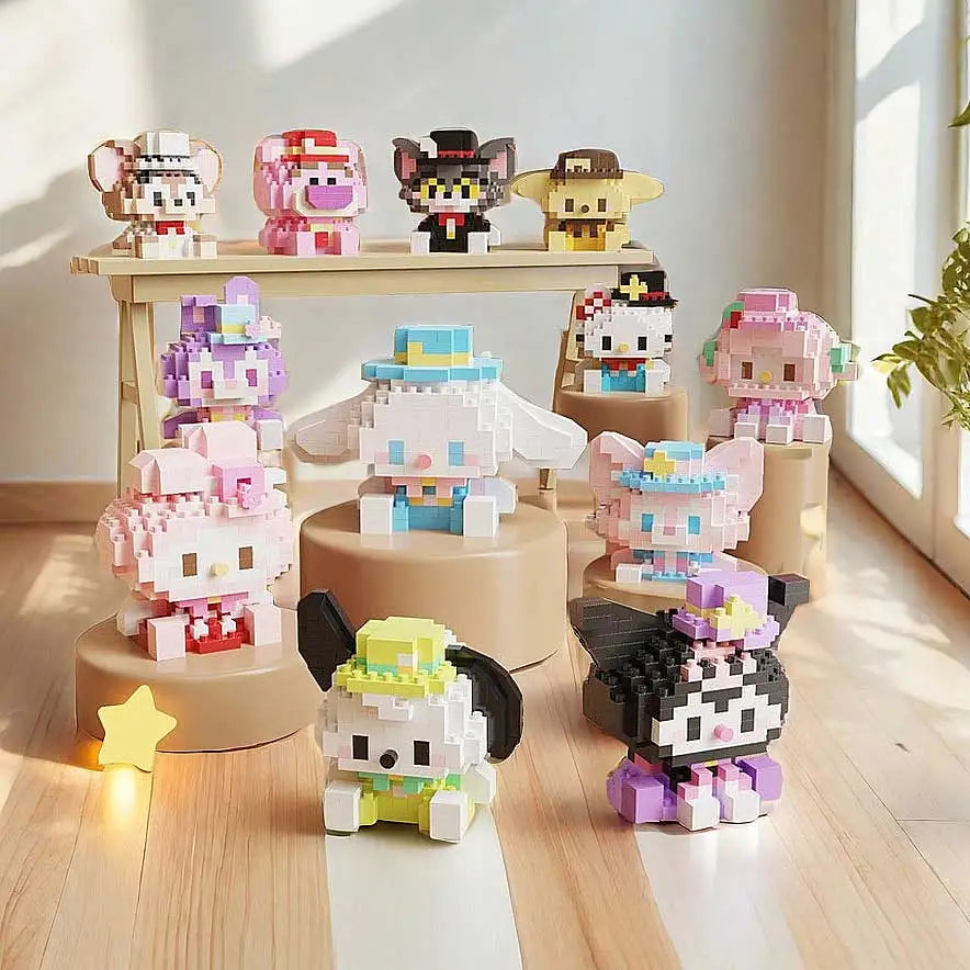 Sanrio Anime Figure Building Blocks