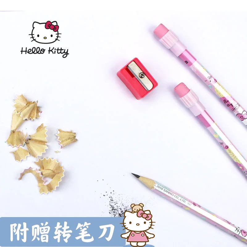 12pcs Sanrio Rubber Head Pencil