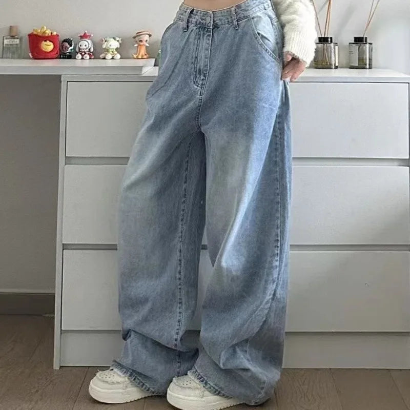 Sanrio HK Blue Denim Baggy Jeans