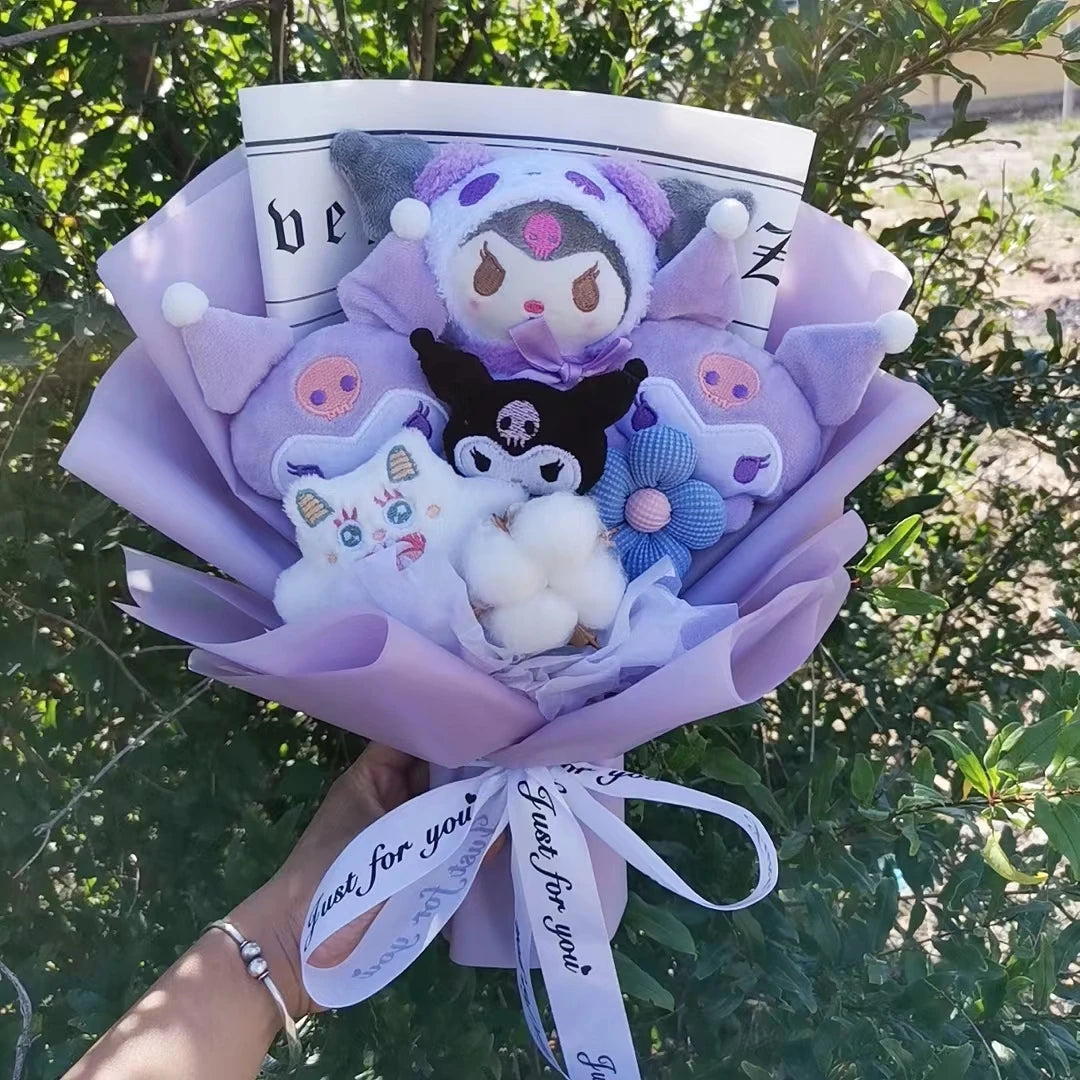 Sanrio Plush Flowers Bouquet Kuromi