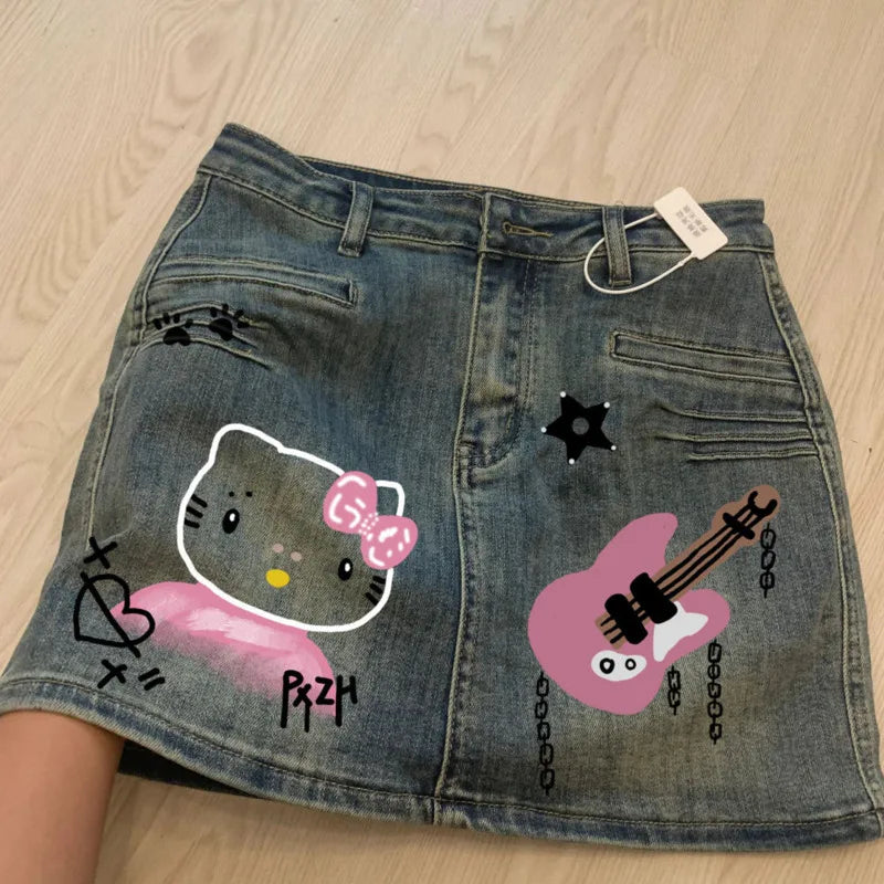 Sanrio HK Mini Denim Skirts