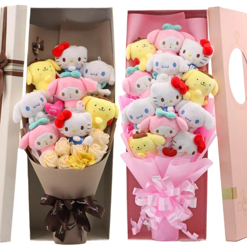 HK Multi Plush Bouquet Plush