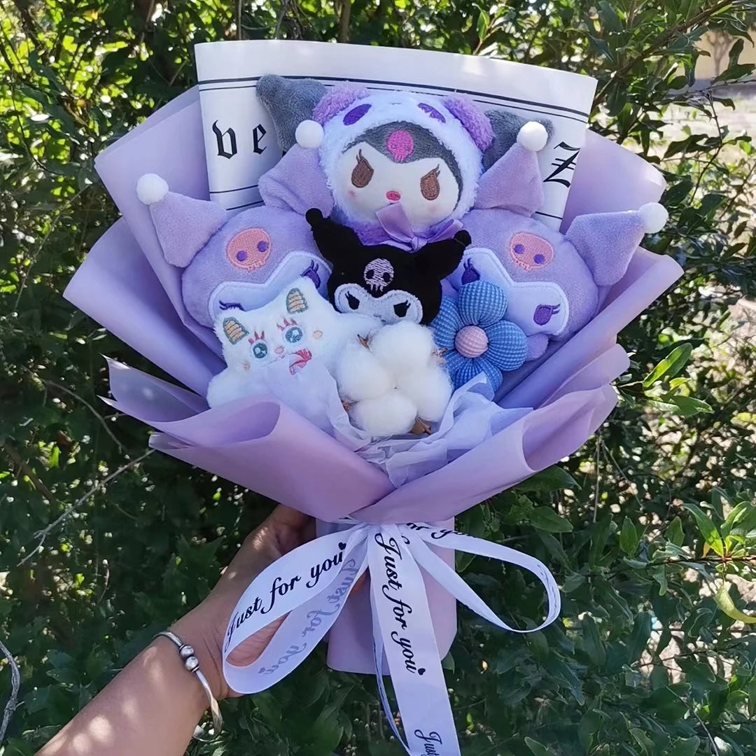 Sanrio Plush Flowers Bouquet Kuromi