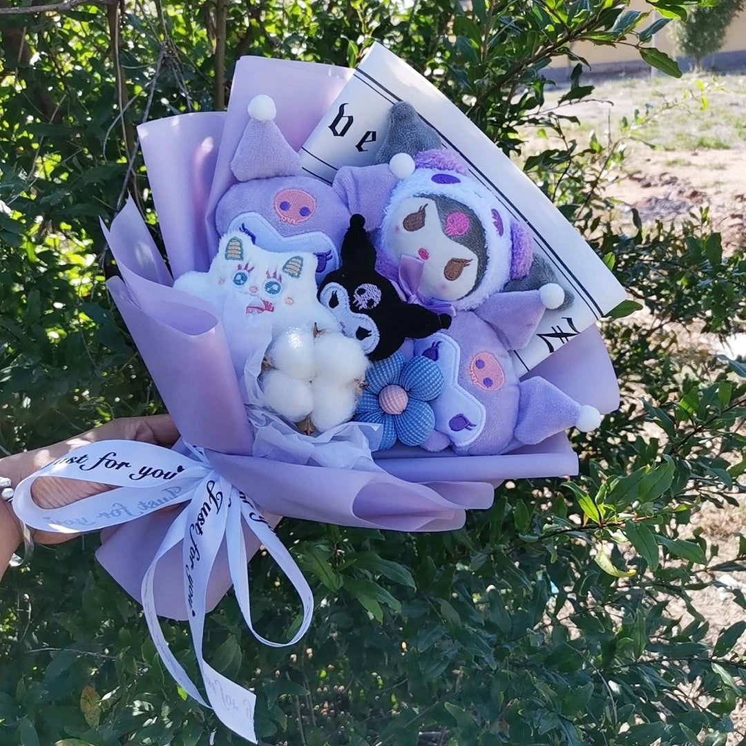 Sanrio Plush Flowers Bouquet Kuromi