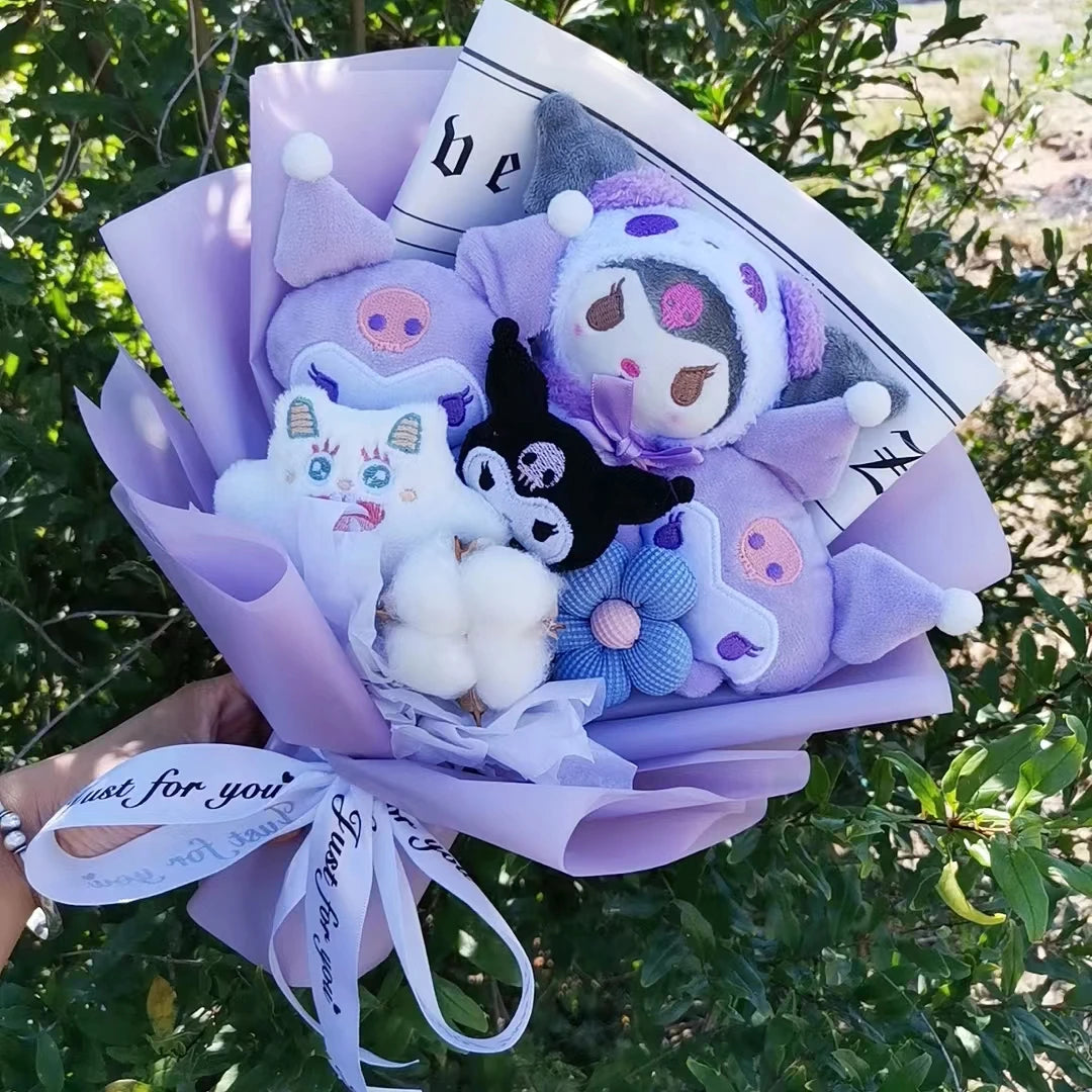 Sanrio Plush Flowers Bouquet Kuromi