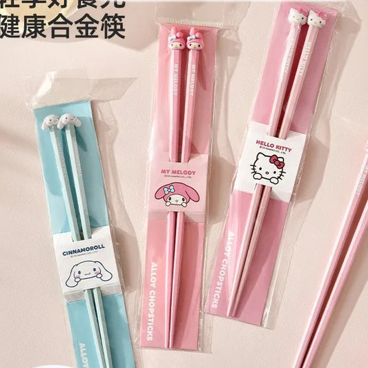 Sanrio Characters Alloy Chopsticks