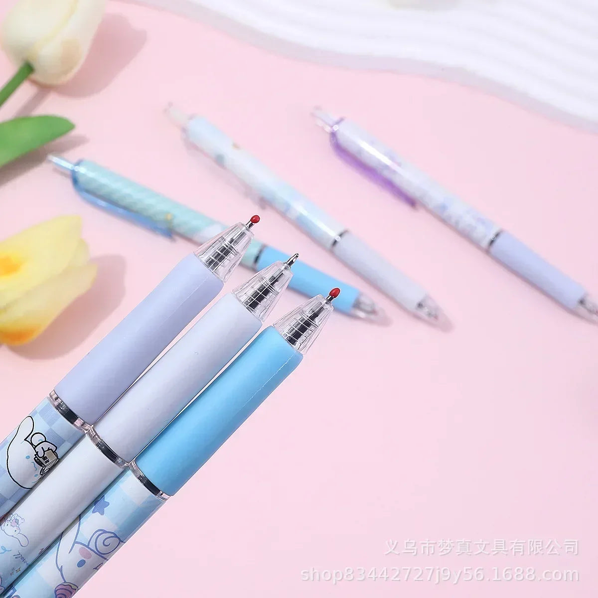 6Pcs Sanrio Gel Pen HK & Kuromi