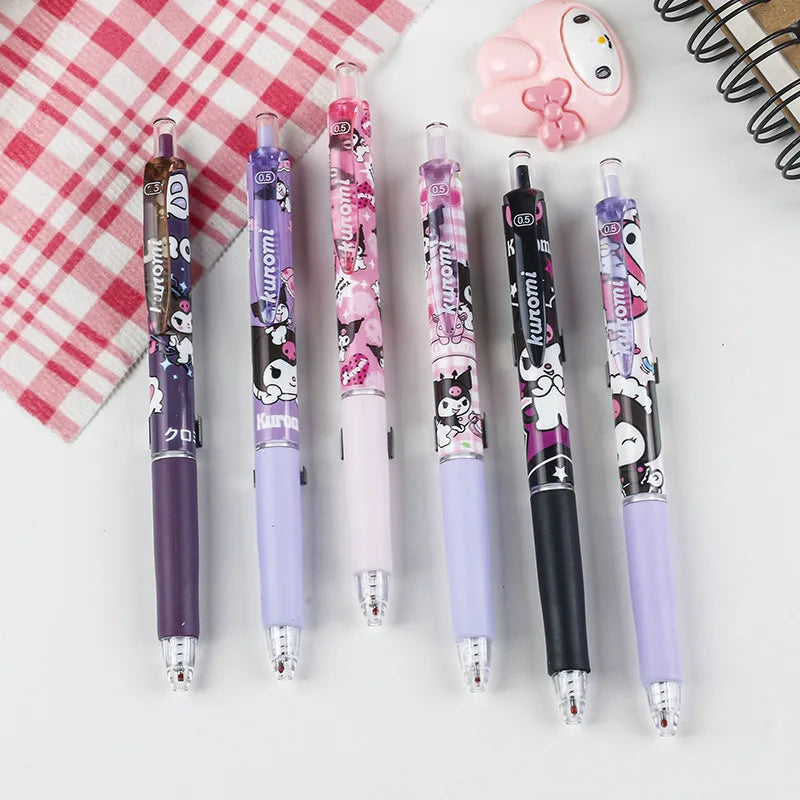 6pcs 0.55mm Sanrio Gel Pen