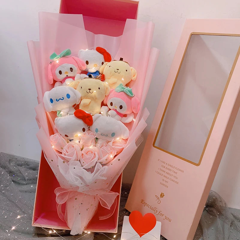 HK Multi Plush Bouquet Plush