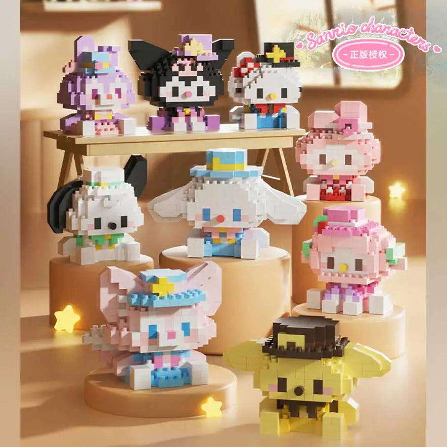 Sanrio Anime Figure Building Blocks