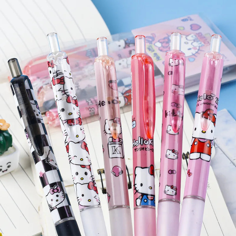 6pcs 0.55mm Sanrio Gel Pen