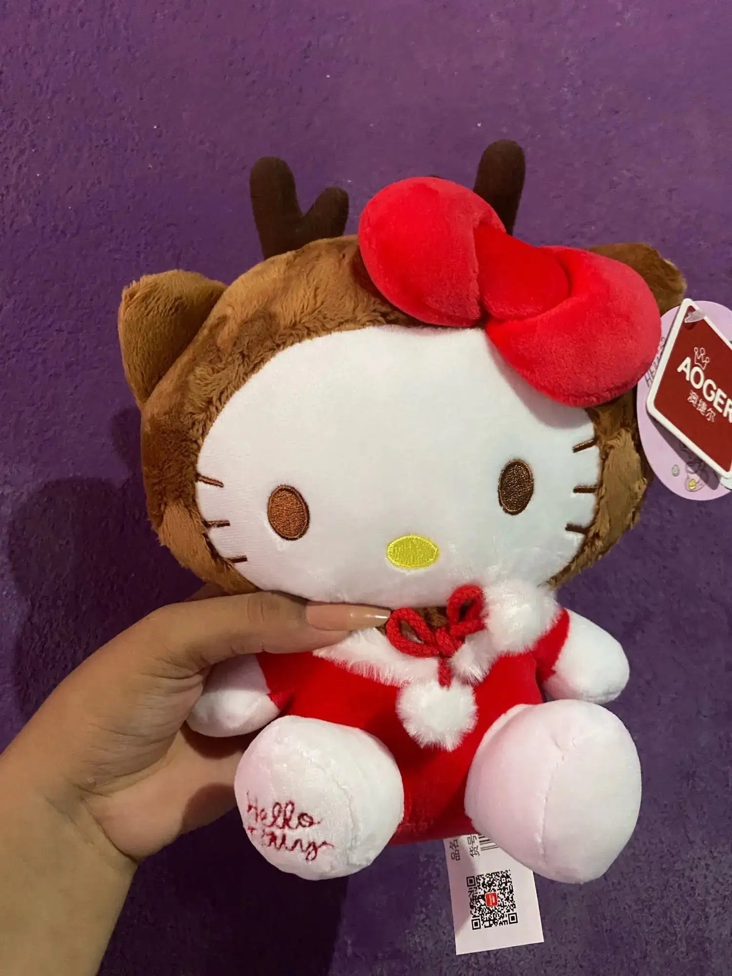 HK Christmas Reindeer Plushies