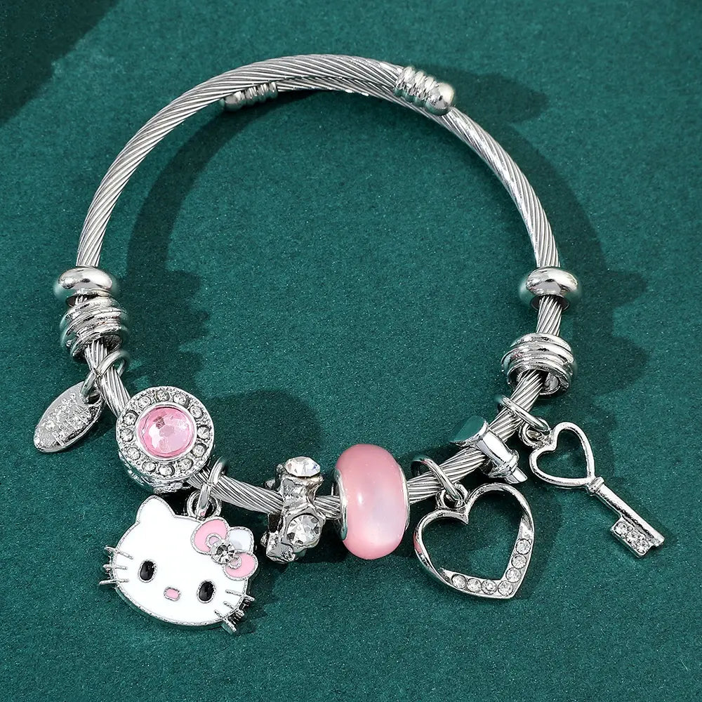 HK Crystal Bead Bracelet