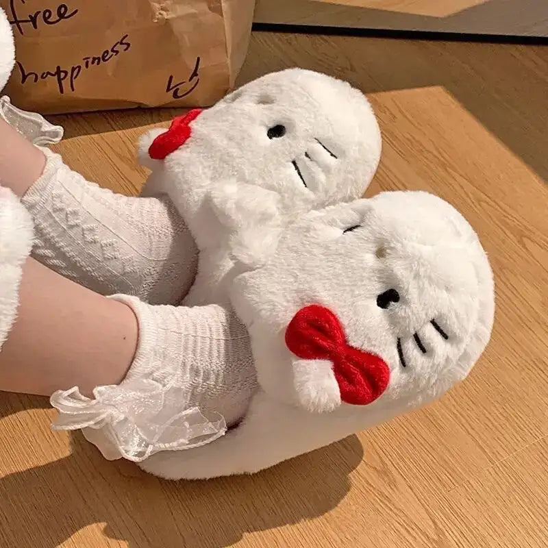 HK Fuzzy House Slippers